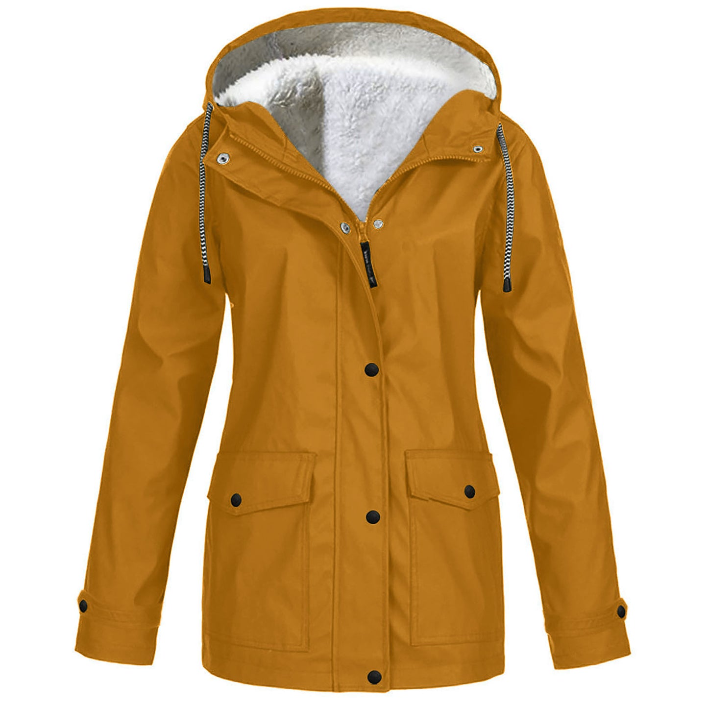 Women Hooded Fleece Winter Jacket