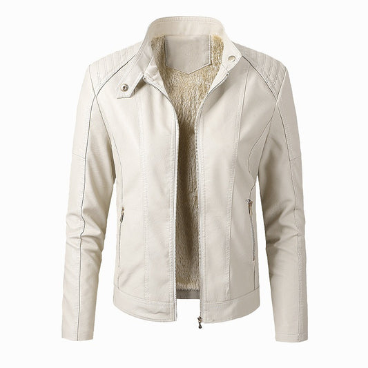 Women's Leather Jackets Fashion PU Ladies Leather Jackets