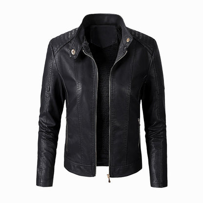 Women's Leather Jackets Fashion PU Ladies Leather Jackets