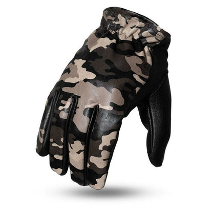 2-Tone Leather Driving Gloves - HatnGloves.com