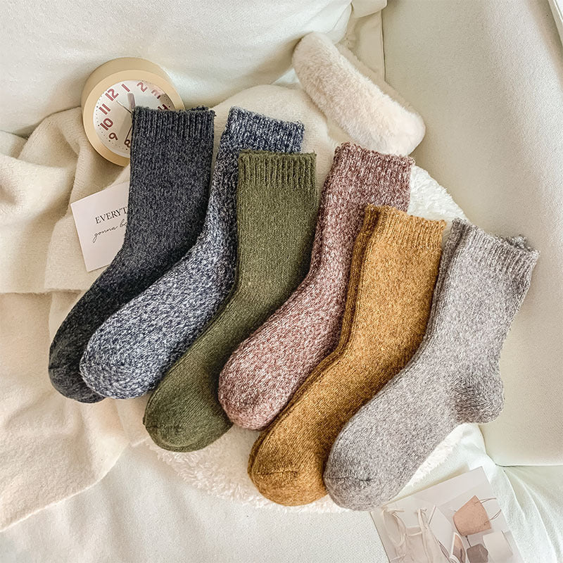 Women's Winter Thick Thermal Wool Tube Socks