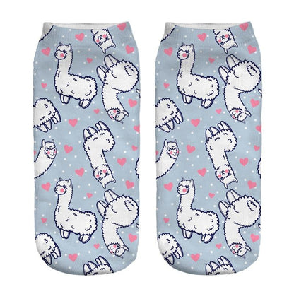 Alpaca Dreams of Love Socks - HatnGloves.com