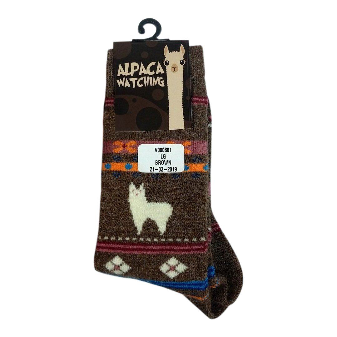 Alpaca Watching Socks - HatnGloves.com