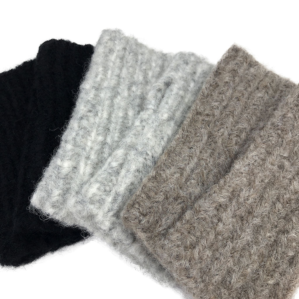 Autumn Ribbed Alpaca Gloves - HatnGloves.com