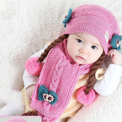 Baby warm knitted hat - HatnGloves.com