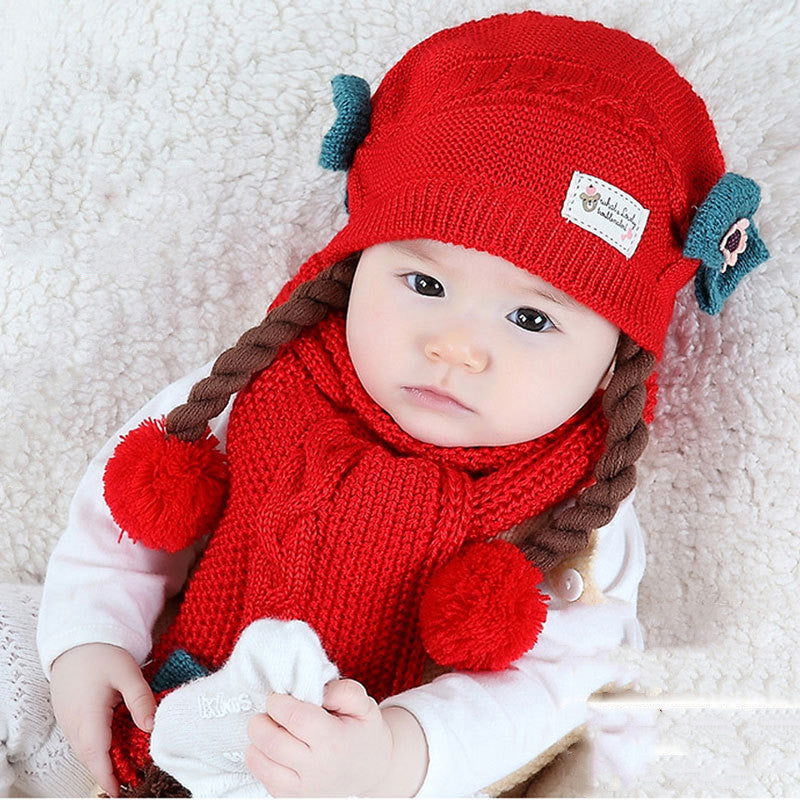 Baby warm knitted hat - HatnGloves.com