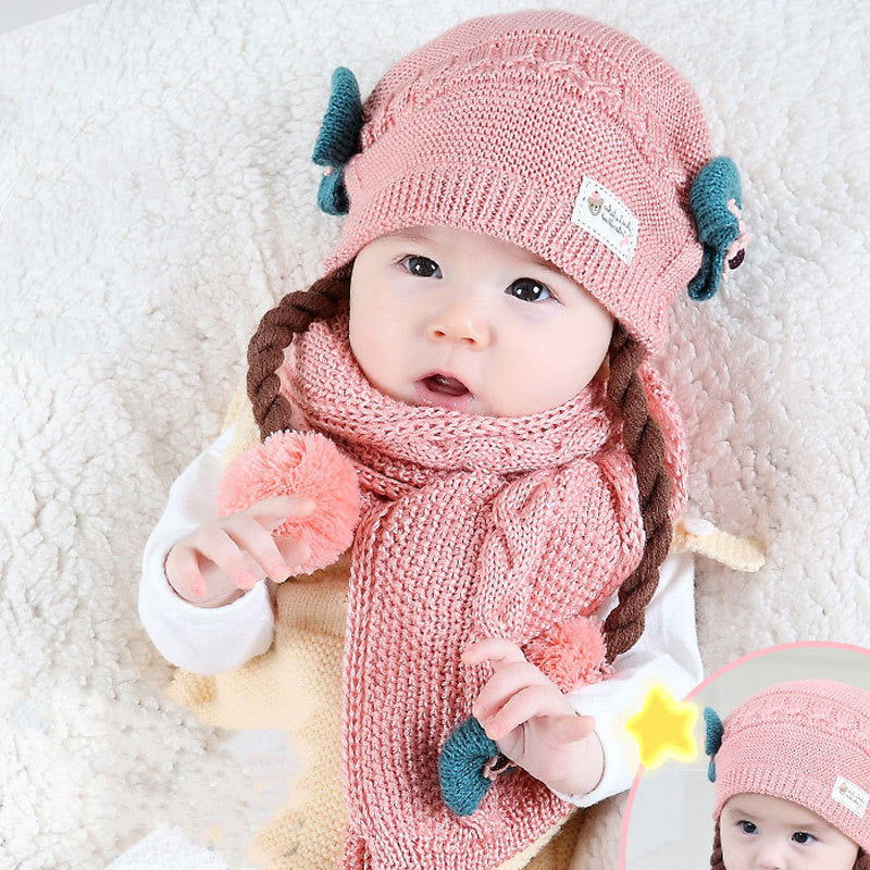 Baby warm knitted hat - HatnGloves.com