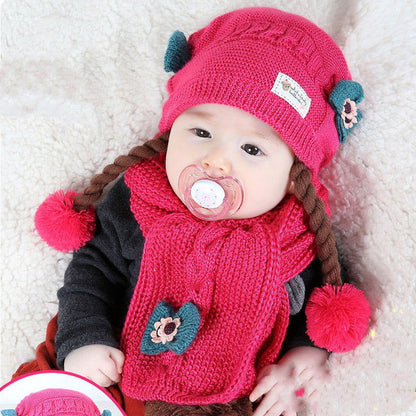 Baby warm knitted hat - HatnGloves.com