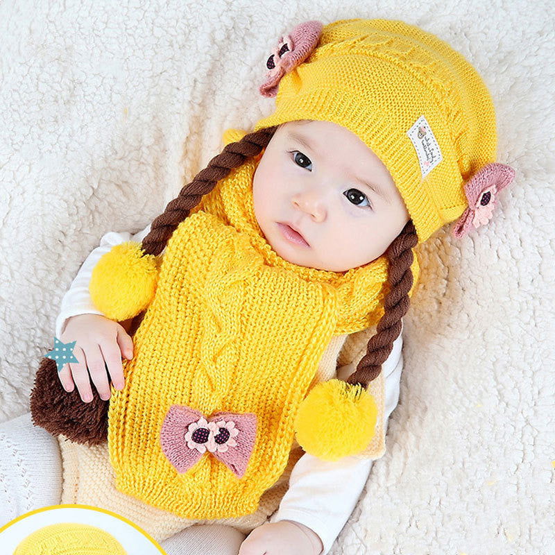 Baby warm knitted hat - HatnGloves.com