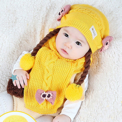 Baby warm knitted hat - HatnGloves.com