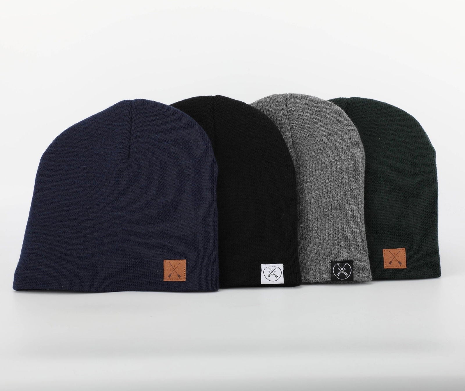 Blue Arrow Beanie - HatnGloves.com