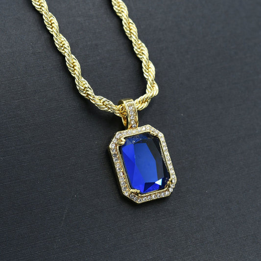 Blueshine Pendant Necklace - HatnGloves.com