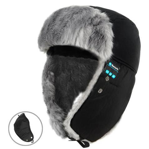 Bluetooth Winter Bomber Hat - HatnGloves.com