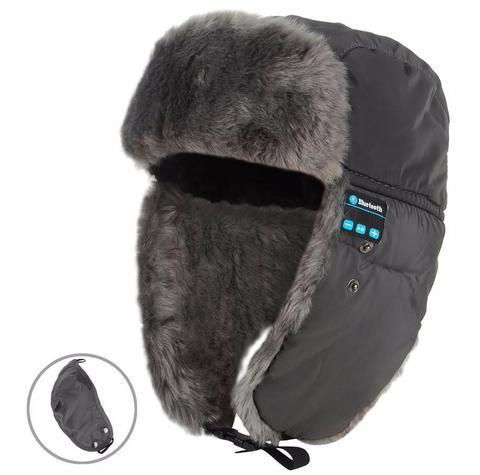 Bluetooth Winter Bomber Hat - HatnGloves.com