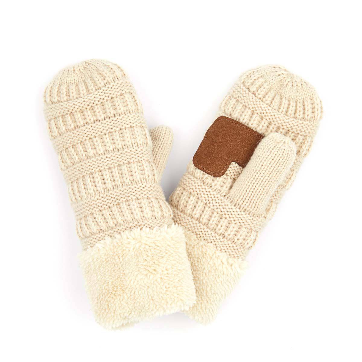 CC Kids Sherpa Lined Mittens - HatnGloves.com