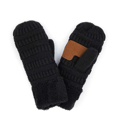 CC Kids Sherpa Lined Mittens - HatnGloves.com