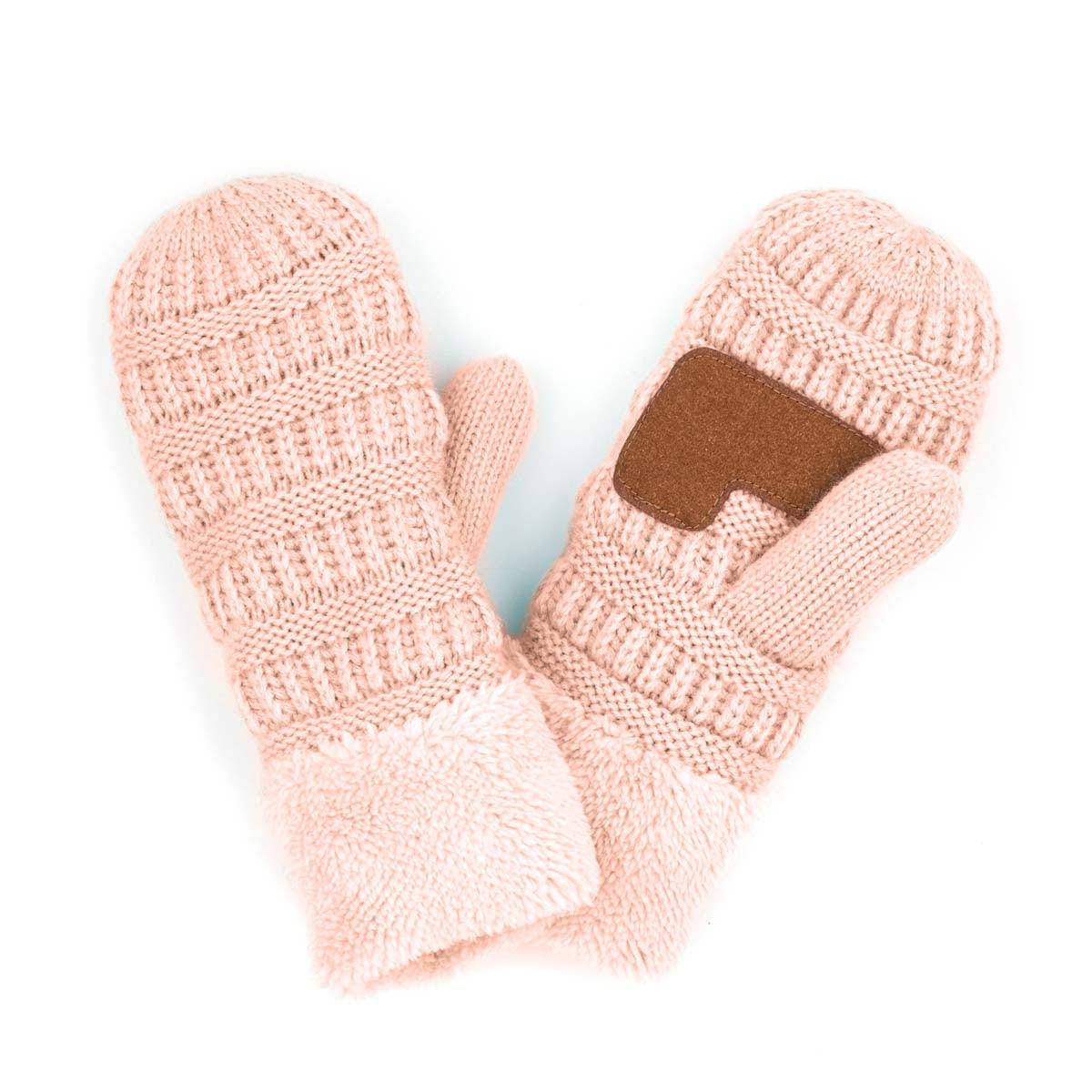 CC Kids Sherpa Lined Mittens - HatnGloves.com