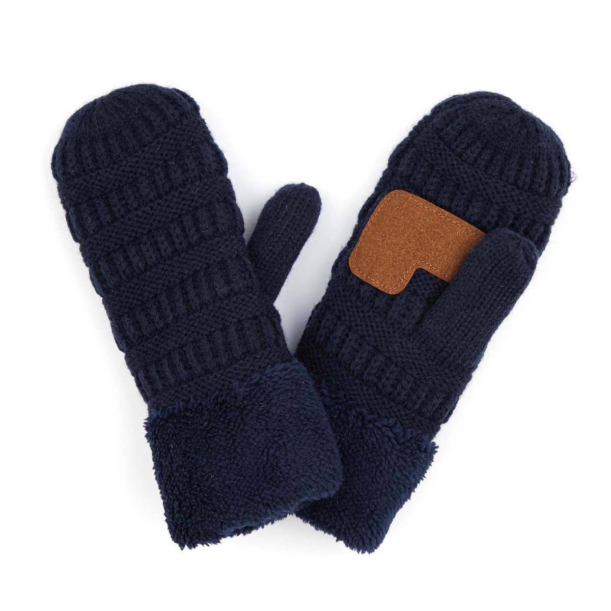 CC Kids Sherpa Lined Mittens - HatnGloves.com