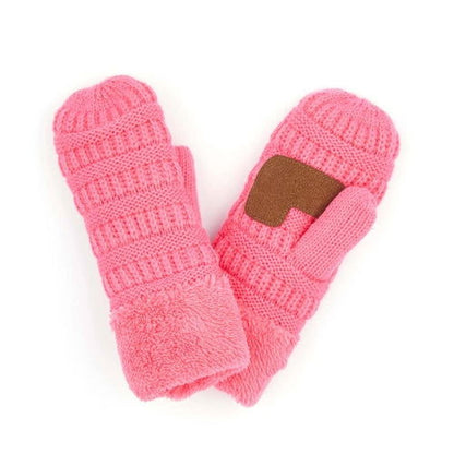 CC Kids Sherpa Lined Mittens - HatnGloves.com