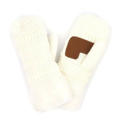 CC Kids Sherpa Lined Mittens - HatnGloves.com