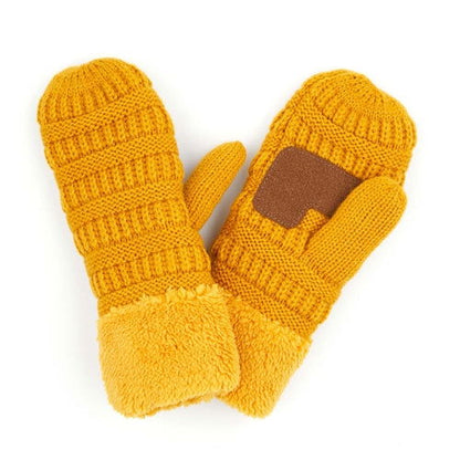 CC Kids Sherpa Lined Mittens - HatnGloves.com