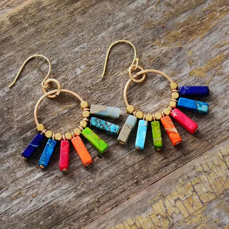 Chakra Earrings - HatnGloves.com