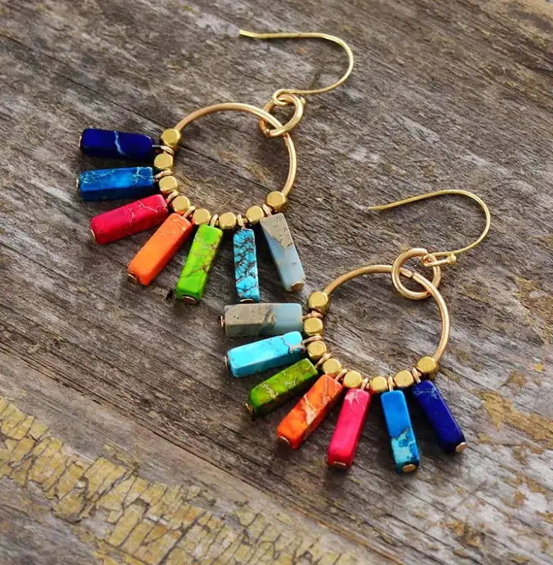 Chakra Earrings - HatnGloves.com