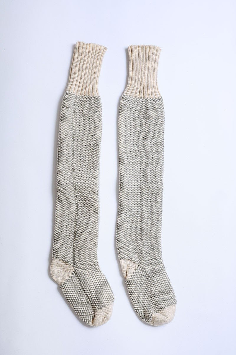 Cozy Ribbed Knit Lounge Socks - HatnGloves.com