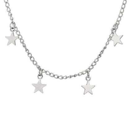 Dangling Star Necklace - HatnGloves.com