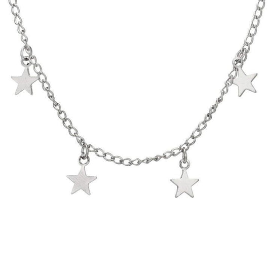 Dangling Star Necklace - HatnGloves.com