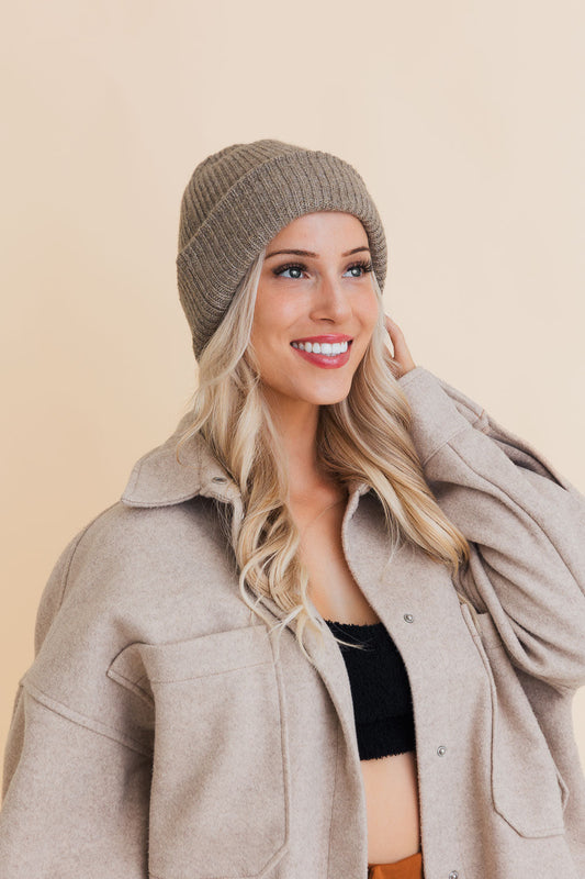 Eco Friendly Chic Knit Beanie - HatnGloves.com