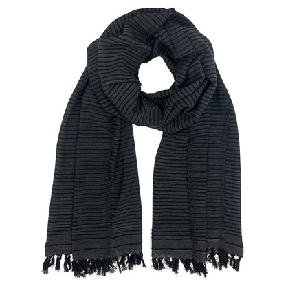 Ethiopian Stripe Wrap Scarf - HatnGloves.com