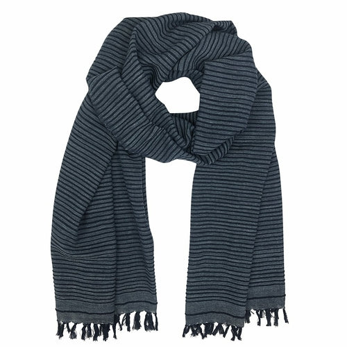 Ethiopian Stripe Wrap Scarf - HatnGloves.com