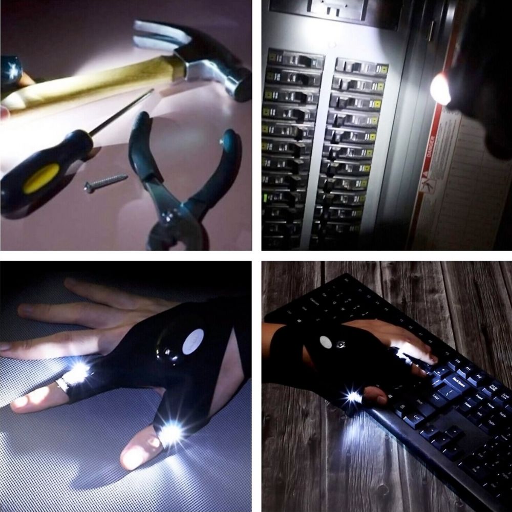 Flash Light LED Gloves Multipurpose - HatnGloves.com