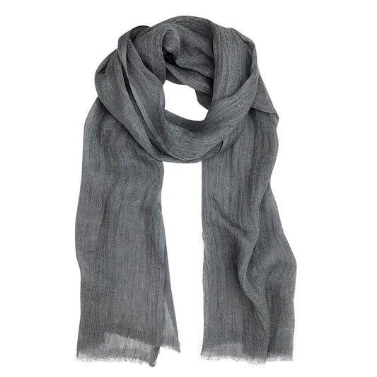 Gauze Linen Scarf - HatnGloves.com