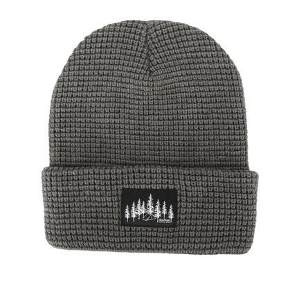 Grey Explorer Waffle Beanie - HatnGloves.com