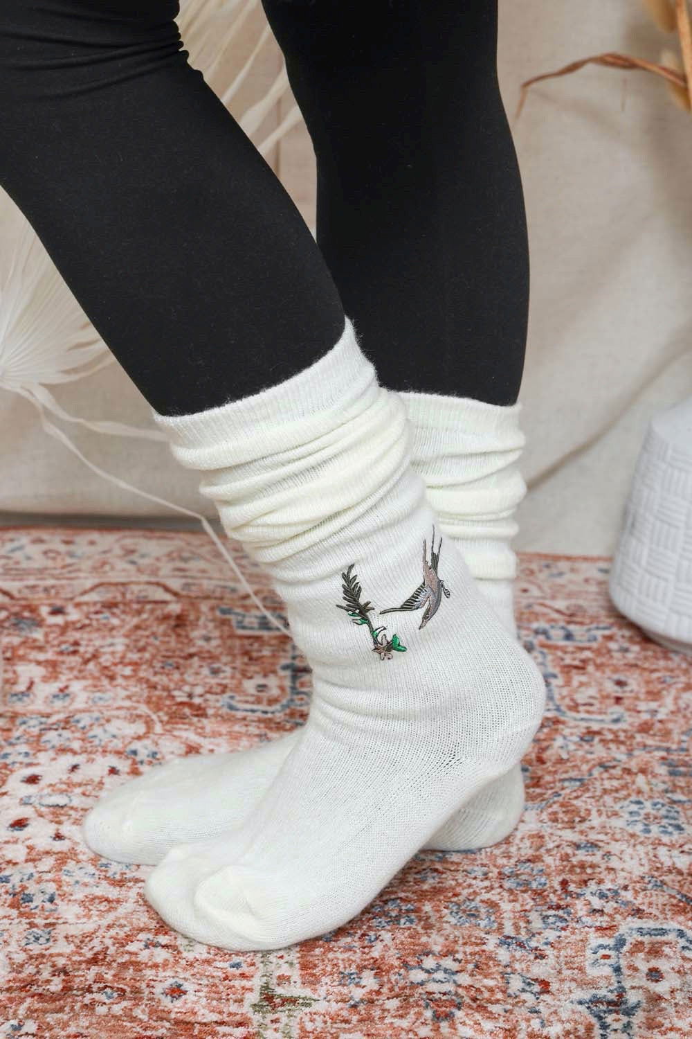 Hummingbird Knee High Socks - HatnGloves.com