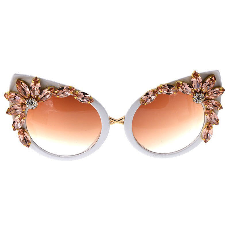 Jewel Butterfly Sunglasses - HatnGloves.com