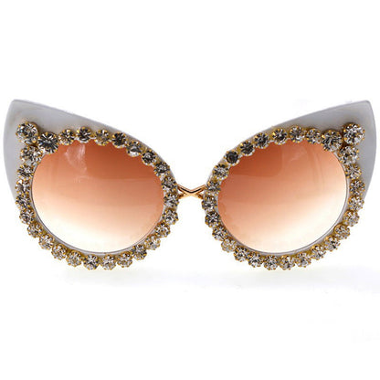 Jewel Butterfly Sunglasses - HatnGloves.com