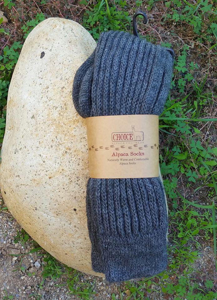 Knee-Hi Alpaca Socks - HatnGloves.com