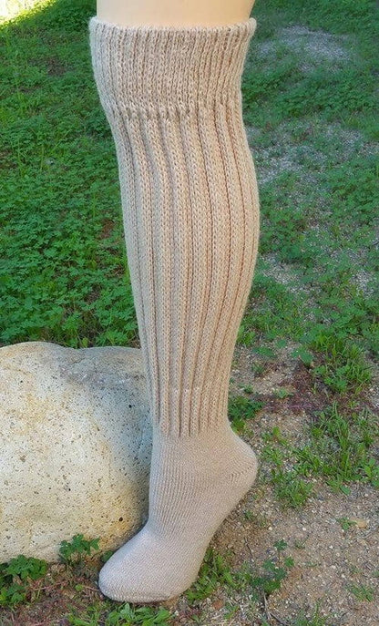 Knee-Hi Alpaca Socks - HatnGloves.com