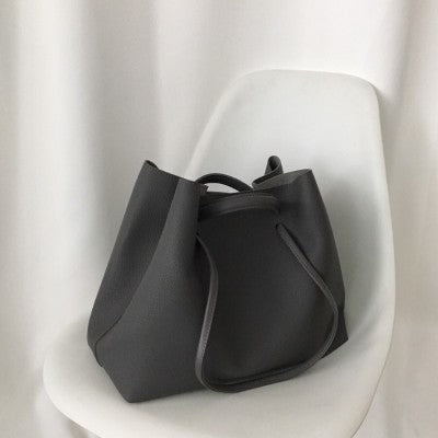 Large-Capacity Leather Tote Shopping Bag - HatnGloves.com