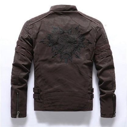 Men Leather Jacket - HatnGloves.com