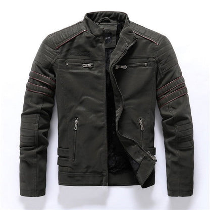 Men Leather Jacket - HatnGloves.com