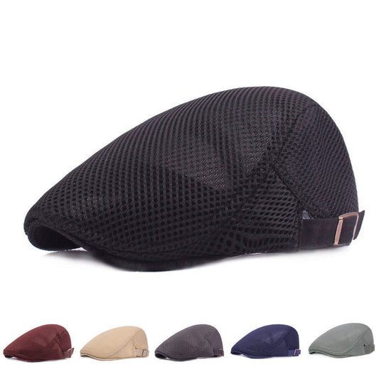 Men's Mesh Beret Cap - HatnGloves.com