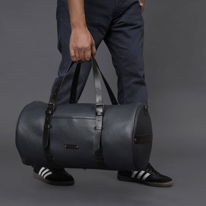 Miami Leather Gym Bag - HatnGloves.com