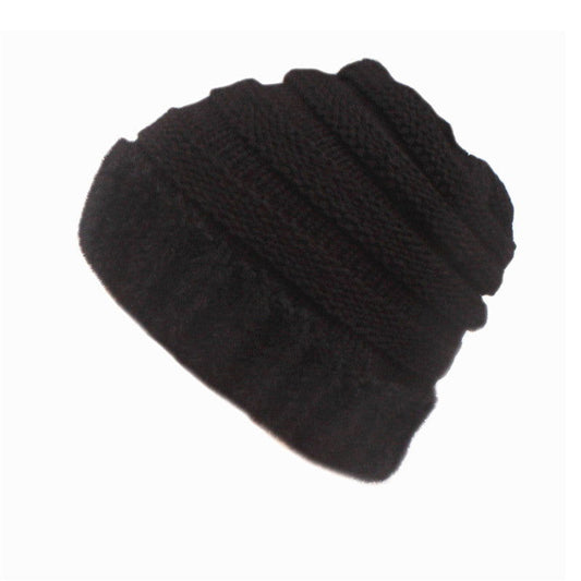 New ponytail knitted hat - HatnGloves.com