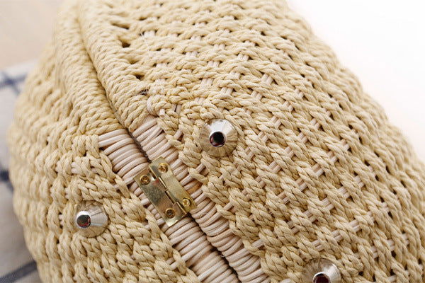 Rattan handbag - HatnGloves.com