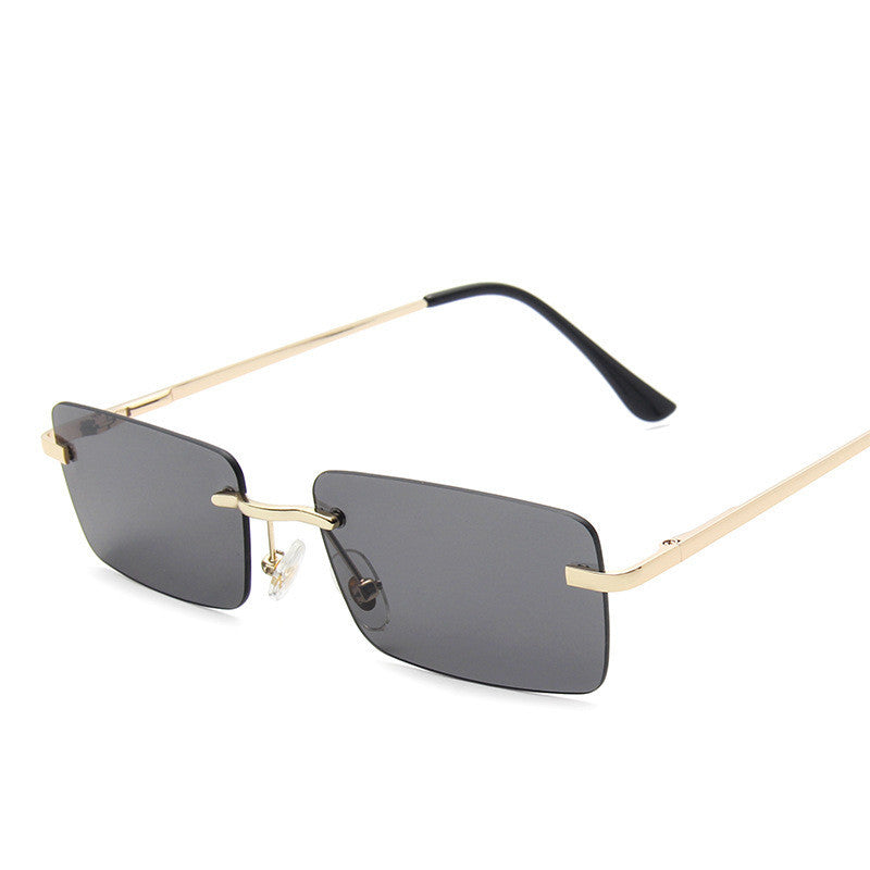 Rimless sunglasses women square - HatnGloves.com