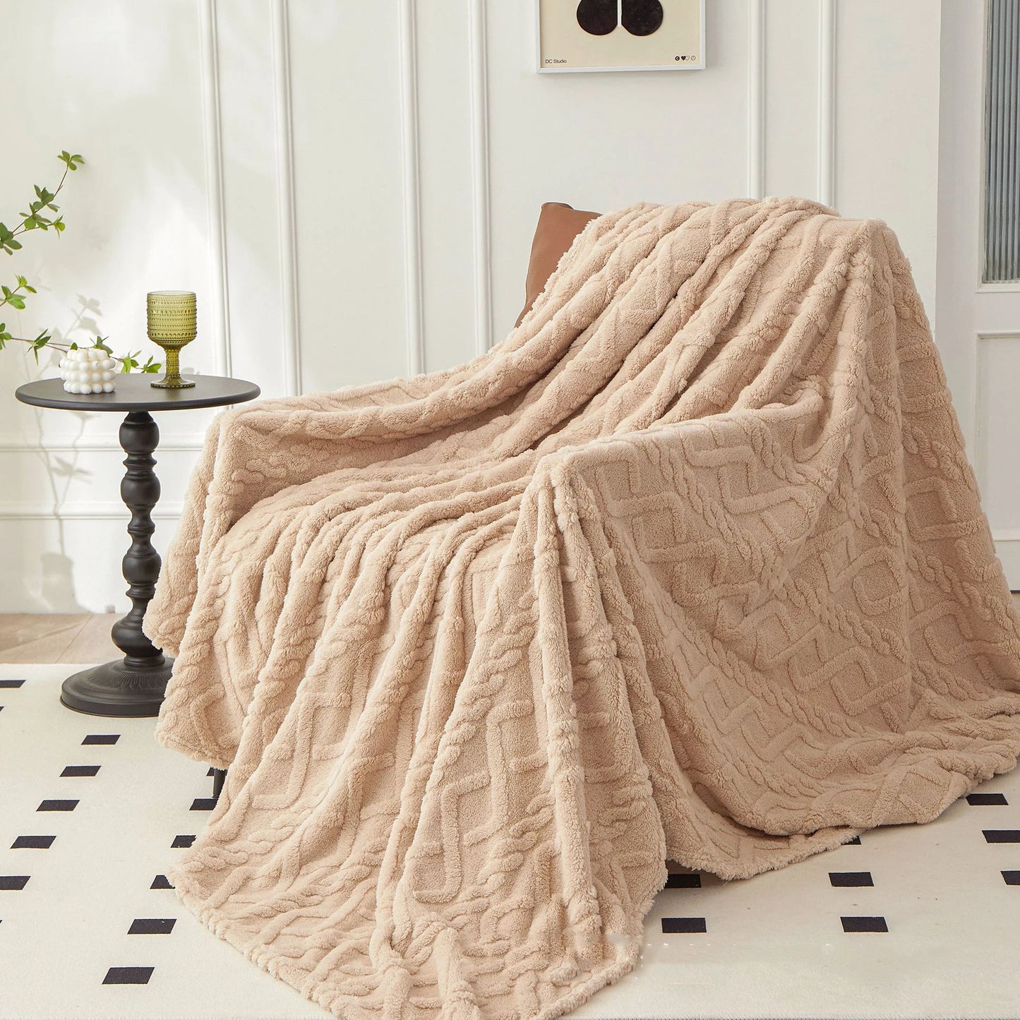 New Winter Blanket Home Warm Sherpa Soft Sofa Cover Throw Newborn Wrap